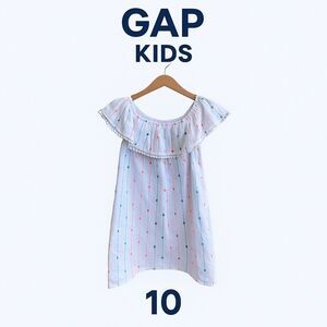 GAP Kids Girls Confetti Ruffle Dress | Size 10